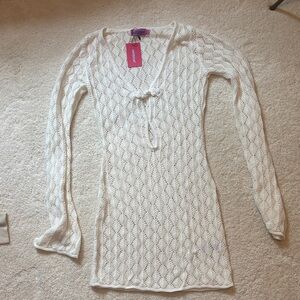 Edikted Cream Knit Sweater